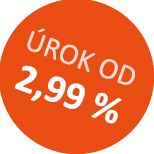 Úrok od 2,99% p.a.